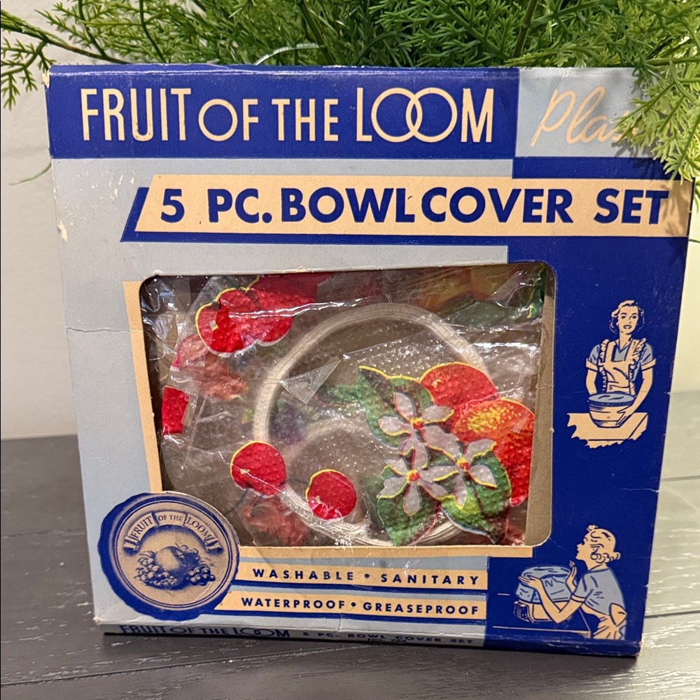 Fruit of the Loom 5-Piece Colorful Bowl Cover Set